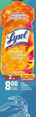 Metro LYSOL CLEANERS offer
