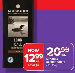Metro MUSKOKA GROUND COFFEE offer