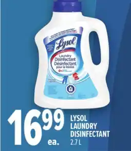 Metro LYSOL LAUNDRY DISINFECTANT offer