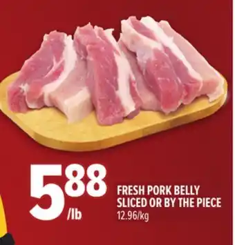 Metro FRESH PORK BELLY SLICED OR BY THE PIECE offer