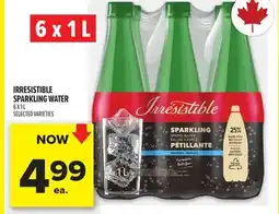 Metro IRRESISTIBLE SPARKLING WATER offer