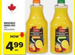 Metro IRRESISTIBLES ORANGE JUICE offer