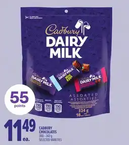 Metro CADBURY CHOCOLATES offer