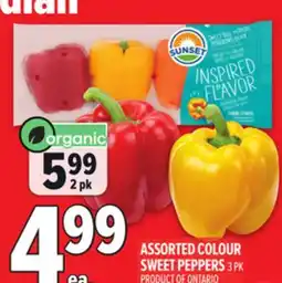 Metro ASSORTED COLOUR SWEET PEPPERS offer