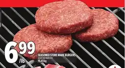 Metro SEASONED STORE MADE BURGERS offer