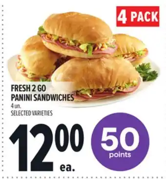 Metro FRESH 2 GO PANINI SANDWICHES offer