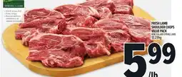 Metro FRESH LAMB SHOULDER CHOPS VALUE PACK offer