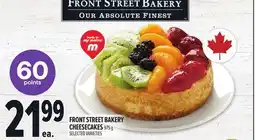 Metro FRONT STREET BAKERY CHEESECAKES offer