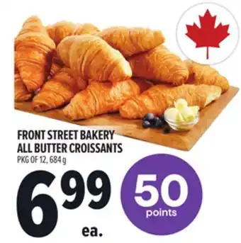 Metro FRONT STREET BAKERY ALL BUTTER CROISSANTS offer