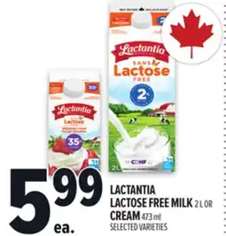 Metro LACTANTIA LACTOSE FREE MILK offer
