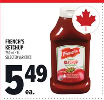 Metro FRENCH'S KETCHUP offer