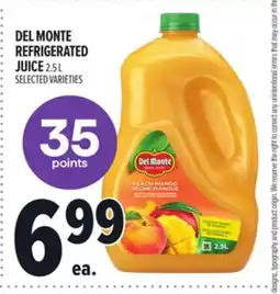 Metro DEL MONTE REFRIGERATED JUICE offer
