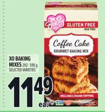 Metro XO BAKING MIXES offer