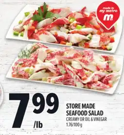 Metro STORE MADE SEAFOOD SALAD offer