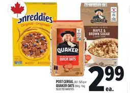 Metro POST CEREAL offer