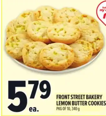 Metro FRONT STREET BAKERY LEMON BUTTER COOKIES offer