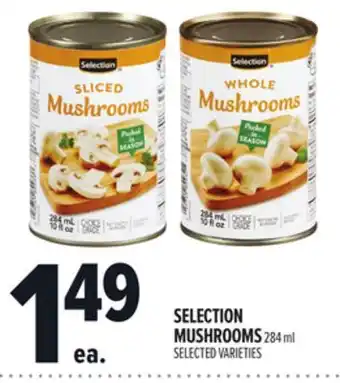 Metro SELECTION MUSHROOMS offer