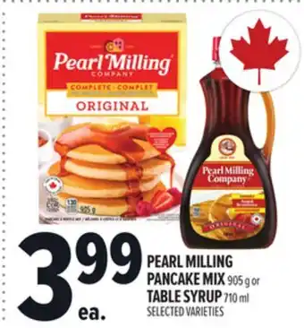 Metro PEARL MILLING PANCAKE MIX 905 G OR TABLE SYRUP 710 ML offer