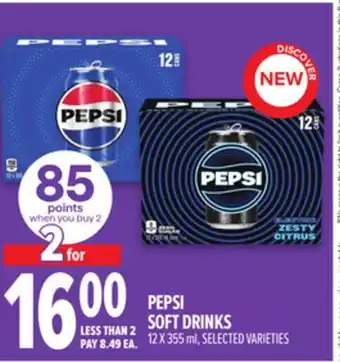 Metro PEPSI SOFT DRINKS offer