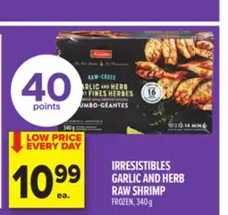 Metro IRRESISTIBLES GARLIC AND HERB RAW SHRIMP offer