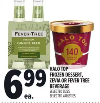 Metro HALO TOP FROZEN DESSERT, ZEVIA OR FEVER TREE BEVERAGE offer