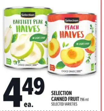 Metro SELECTION CANNED FRUIT offer