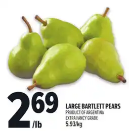Metro LARGE BARTLETT PEARS offer