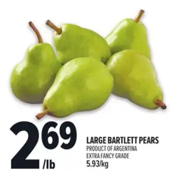 Metro LARGE BARTLETT PEARS offer