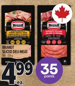 Metro BRANDT SLICED DELI MEAT offer
