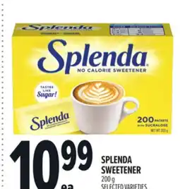 Metro SPLENDA SWEETENER offer