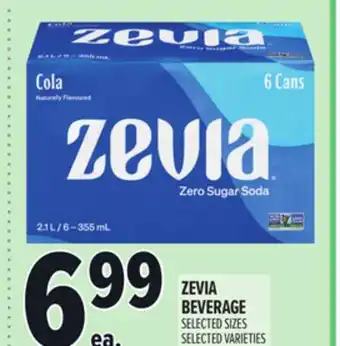 Metro ZEVIA BEVERAGE offer