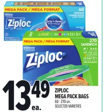 Metro ZIPLOC MEGA PACK BAGS offer
