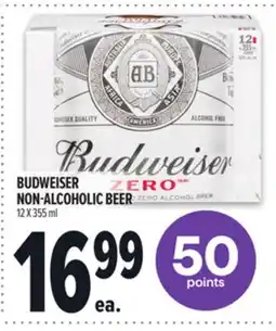 Metro BUDWEISER NON-ALCOHOLIC BEER offer
