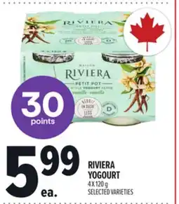 Metro RIVIERA YOGOURT offer
