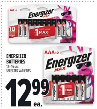 Metro ENERGIZER BATTERIES offer