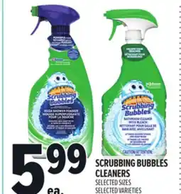 Metro SCRUBBING BUBBLES CLEANERS offer