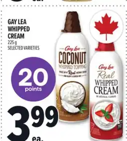 Metro GAY LEA WHIPPED CREAM offer
