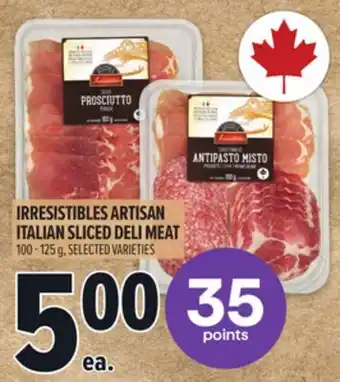 Metro IRRESISTIBLES ARTISAN ITALIAN SLICED DELI MEAT offer