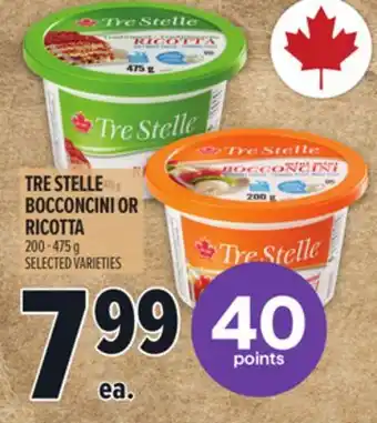 Metro TRE STELLE BOCCONCINI OR RICOTTA offer