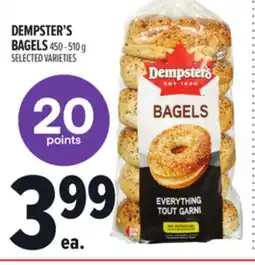 Metro DEMPSTER'S BAGELS offer