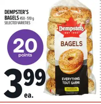 Metro DEMPSTER'S BAGELS offer