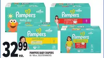 Metro PAMPERS BABY DIAPERS offer