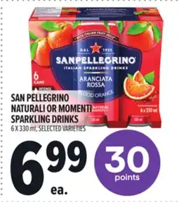 Metro SAN PELLEGRINO NATURALI OR MOMENTI SPARKLING DRINKS offer