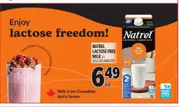 Metro NATREL LACTOSE FREE MILK offer