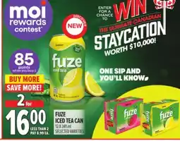 Metro FUZE ICED TEA offer