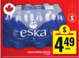 Food Basics ESKA SPRING WATER offer
