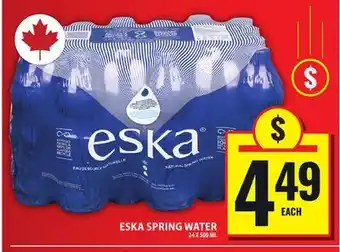 Food Basics ESKA SPRING WATER offer