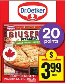 Food Basics DR.OETKER GIUSEPPE PIZZERIA GARLIC FINGERS offer