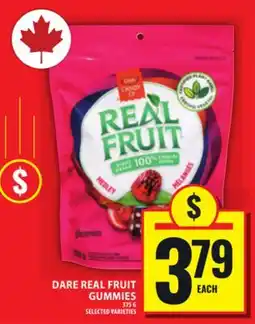Food Basics DARE REAL FRUIT GUMMIES offer