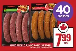 Food Basics MARC ANGELO JUMBO PORK SAUSAGES offer